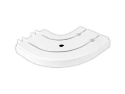 Bestlivings 210 cm Innenlaufschiene 2 Läufig & 2er Set Rundbogen / 1 x 120 cm & 1 x 90 cm* Gardinenschienen