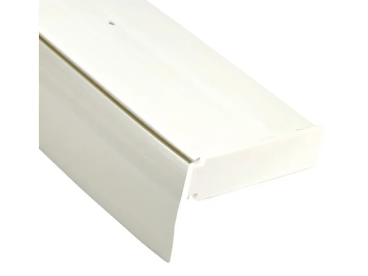 Bestlivings 120 cm Vorhangschiene mit Blende 1 Lauf Grau* Gardinenschienen