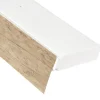 Bestlivings 120 cm Vorhangschiene mit Blende 1 Lauf Sonoma