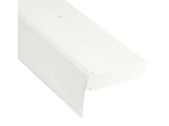 Bestlivings 180 cm Vorhangschiene mit Blende 2 Lauf Weiß / 2 x 90 cm* Gardinenschienen