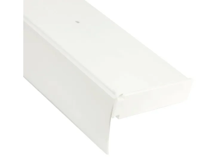 Bestlivings 120 cm Vorhangschiene mit Blende 1 Lauf Weiß* Gardinenschienen