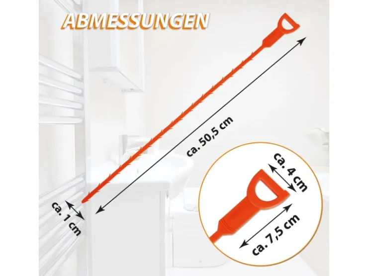 Bestlivings Abflussschlange Abflussreiniger & Verstopfungsentferner 8er Pack* Reinigung