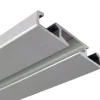 Bestlivings Aluminium Vorhangschiene Silber 1 bis 2 Lauf / 120cm