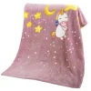Bestlivings Baby Fleecedecke 75 x 100 cm Einhorn