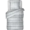 Bestlivings Bettwäsche Renforce 80 x 80 cm & 135 x 200 cm ZickZack Grau* Bettwäsche