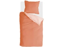 Bestlivings Bettwäsche-Set 135 x 200 cm Side Way Terracotta&White* Überwürfe|Decken