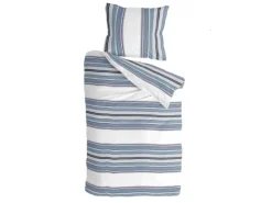 Bestlivings Bettwäsche-Set 135 x 200 cm Two Ways White&Blue* Überwürfe|Kissenbezüge