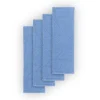 Bestlivings Bodenwischer Ersatzbezug Blau Mikrofaser 4er Pack