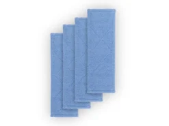 Bestlivings Bodenwischer Ersatzbezug Blau Mikrofaser 4er Pack