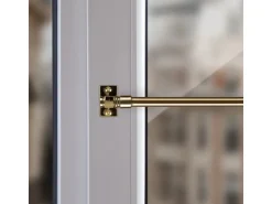 Bestlivings Cafehausstangen Messing Gold 50 bis 75 cm