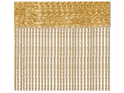 Bestlivings 2er Pack Fadenvorhang Fadengardine Gardine Vorhang 140 cm x 240 cm Gold* Türvorhänge