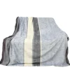 Bestlivings Flanell Kuscheldecke Soft Touch 130 x 170 Bella Casa Hellgrau Ranke