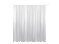 Bestlivings Gardine Skylight Voile Bleiband 300 cm x 245 cm Weiß