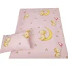 Bestlivings Kinder Bettwäsche 100 x 135 cm & 40 x 60 cm - Bärchen Rosa* Bettwäsche