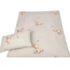 Bestlivings Kinder Bettwäsche 100 x 135 cm & 40 x 60 cm - Bärchen Beige