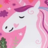 Bestlivings Kissenhülle 2er Pack Fotodruck 40 x 40 cm Einhorn Pink