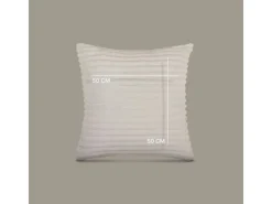 Bestlivings Kissenhülle Kordoptik 50 x 50 cm Creme