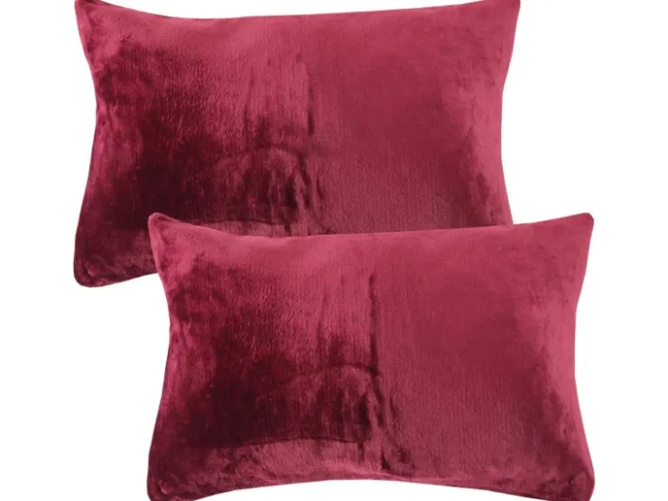 Bestlivings Kissenhülle Kuschel Kissenbezug mit Reißverschluss 40 x 60 cm 2er Pack* Kissenbezüge
