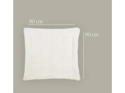 Bestlivings Kissenhülle Lammflor 80 x 80 cm Creme Inklusive Kissen* Kissenbezüge
