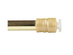 Bestlivings Klemmstange mit Schraubtechnik Glänzend Gold 40 bis 60 cm