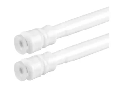 Bestlivings Klemmstangen mit Schraubtechnik Weiß 60 bis 90 cm 2er Pack* Seilspanngarnituren