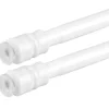 Bestlivings Klemmstangen mit Schraubtechnik Weiß 40 bis 60 cm 2er Pack* Gardinenstangen