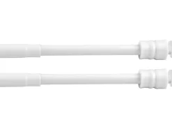 Bestlivings Klemmstangen mit Schraubtechnik Weiß 40 bis 60 cm 2er Pack* Gardinenstangen
