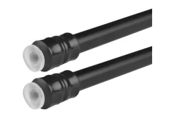Bestlivings Klemmstangen mit Schraubtechnik Schwarz 80 bis 120 cm 2er Pack
