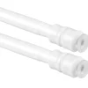 Bestlivings Klemmstangen mit Schraubtechnik Weiß 100 bis 140 cm 2er Pack