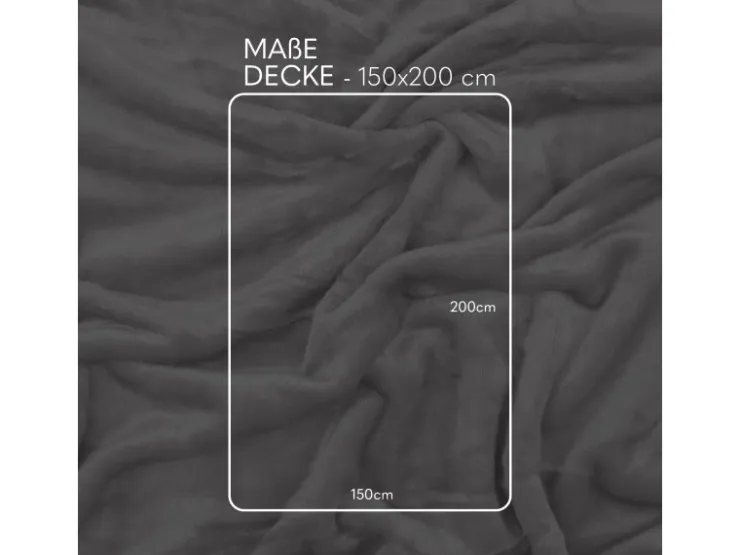 Bestlivings Kuscheldecke Cashmere Touch 150 x 200 cm* Überwürfe