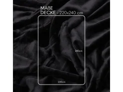Bestlivings Kuscheldecke Mirabella Cashmere Touch 220 x 240 cm
