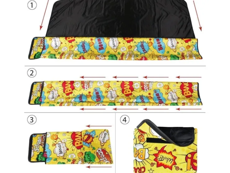 Bestlivings Picknickdecke Fotodruck 200 x 100 cm Comic* Decken