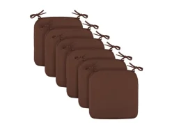 Bestlivings Stuhlkissen Canvas 38 x 38 x 2 cm 6er Pack* Kissen