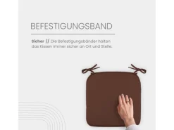 Bestlivings Stuhlkissen Canvas 38 x 38 x 2 cm 6er Pack* Kissen