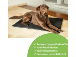Bestlivings Thermotierdecke Wärmeisolierend Schwarz 70 x 100 cm* Hundebedarf