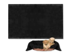 Bestlivings Tierdecke Hundedecke Mikrofaser 80 x 120 cm Schwarz* Überwürfe