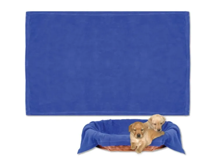 Bestlivings Tierdecke Hundedecke Mikrofaser 60 x 80 cm Blau* Überwürfe