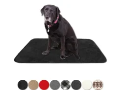 Bestlivings Tierdecke Lammflor 70 x 100 cm Schwarz