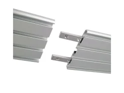 Bestlivings Verbinder für Aluminium Vorhangschiene Silber 3 bis 4 Lauf