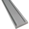 Bestlivings Vorhangschiene Aluminium Silber 2 Lauf 90 cm* Gardinenschienen