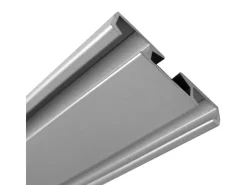 Bestlivings Vorhangschiene Aluminium Silber 2 Lauf 90 cm* Gardinenschienen