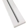 Bestlivings Vorhangschiene Aluminium 300 cm Weiß 1 Lauf / 120 cm & 2 x 90 cm