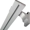 Bestlivings Vorhangschiene Aluminium inkl. Wandträger Silber 1 Lauf 120 cm* Gardinenschienen