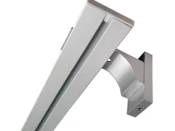 Bestlivings Vorhangschiene Aluminium inkl. Wandträger Silber 1 Lauf 120 cm* Gardinenschienen