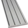 Bestlivings Vorhangschiene Aluminium Silber 4 Lauf 90 cm* Gardinenschienen