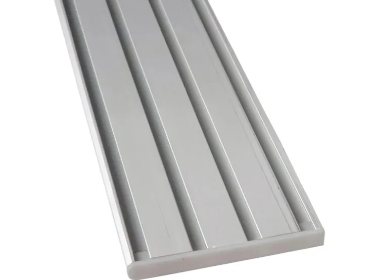 Bestlivings Vorhangschiene Aluminium Silber 4 Lauf 90 cm* Gardinenschienen