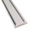 Bestlivings Vorhangschiene 420 cm Aluminium Weiß 2 Lauf / 2 x 120 cm & 2 x 90 cm* Gardinenschienen
