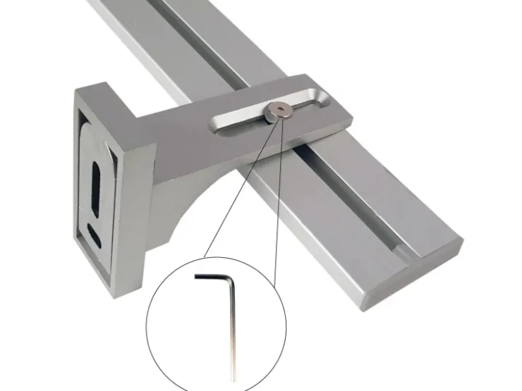 Bestlivings Vorhangschiene 240 cm Aluminium inkl. Wandträger Silber 2 Lauf / 2 x 120 cm
