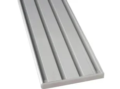 Bestlivings Vorhangschiene 240 cm Aluminium Silber 4 Lauf / 2 x 120 cm* Gardinenschienen