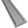 Bestlivings Vorhangschiene 300 cm Aluminium Silber 2 Lauf / 120 cm & 2 x 90 cm* Gardinenschienen